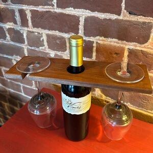 Reclaimed Wood Wine Glass Holder